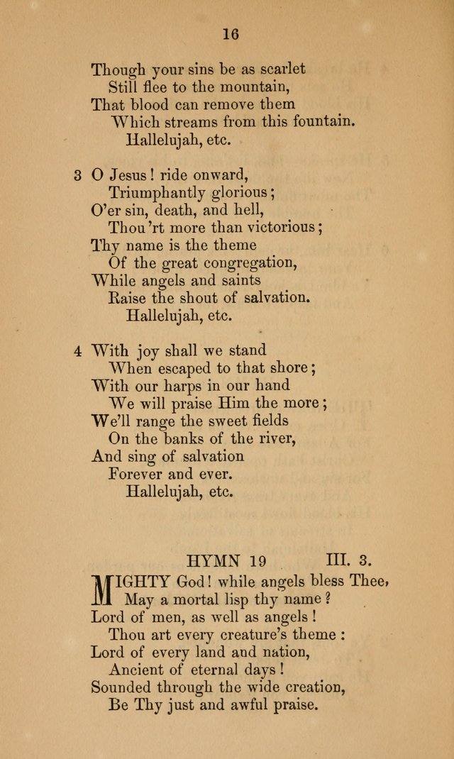 A Collection of Hymns page 16