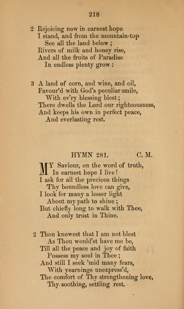 A Collection of Hymns page 218