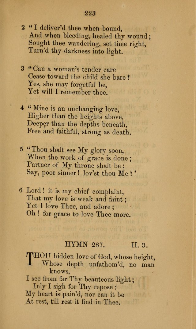A Collection of Hymns page 223