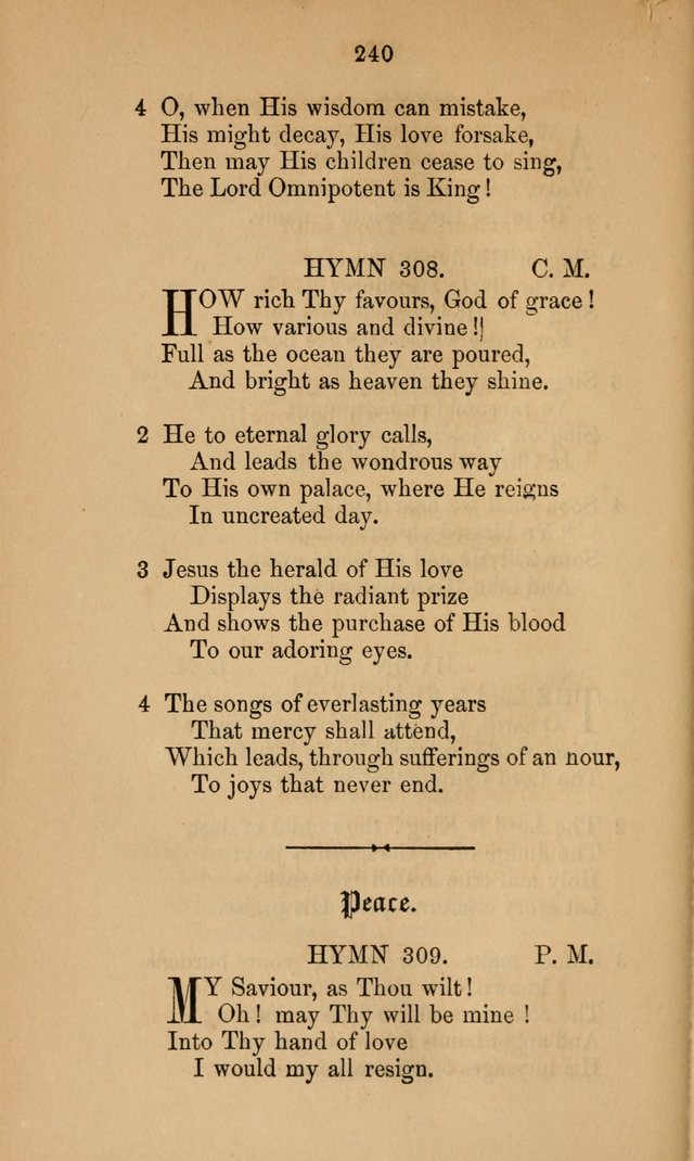 A Collection of Hymns page 240