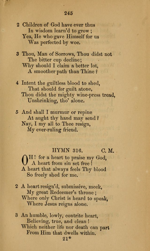 A Collection of Hymns page 245