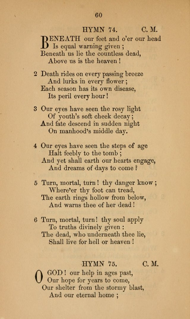 A Collection of Hymns page 60