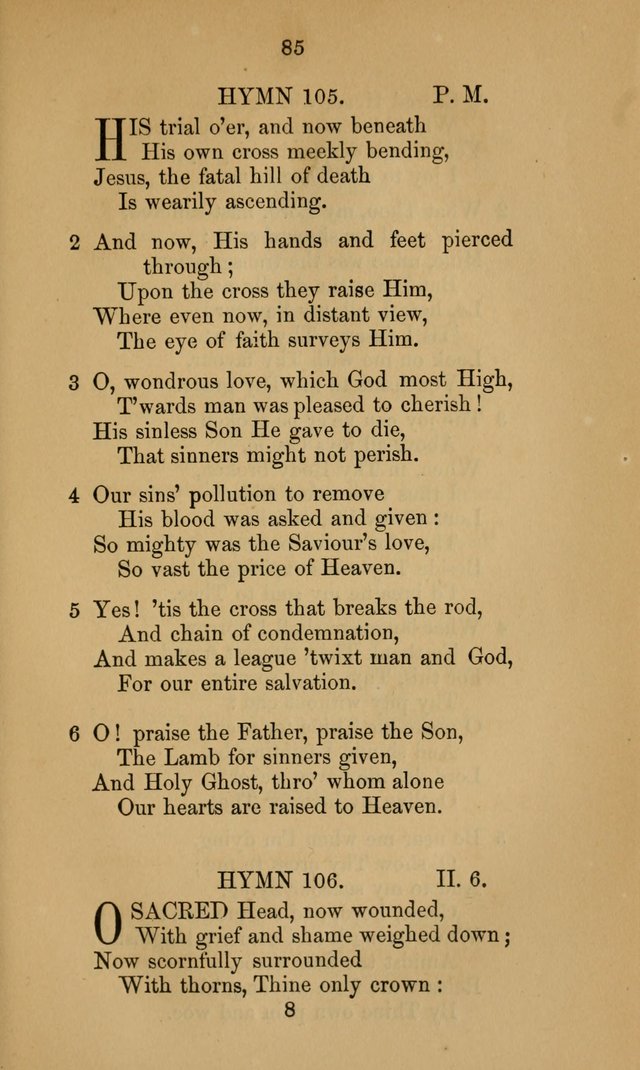 A Collection of Hymns page 85
