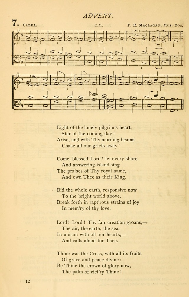 Church Hymnal page 12