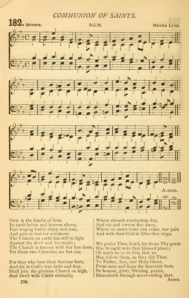 Church Hymnal page 190