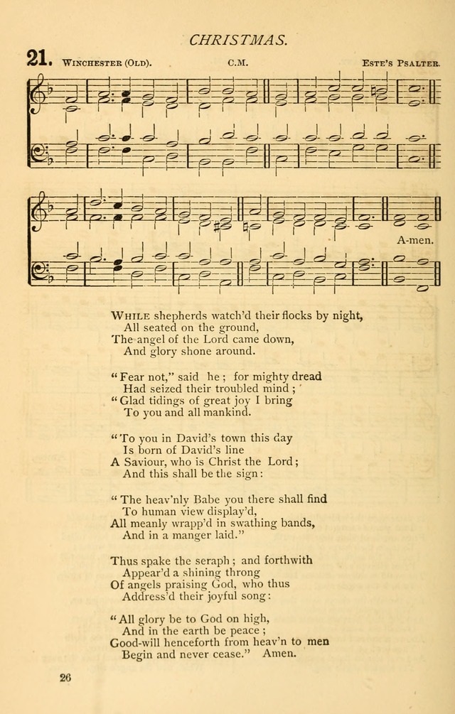 Church Hymnal page 26