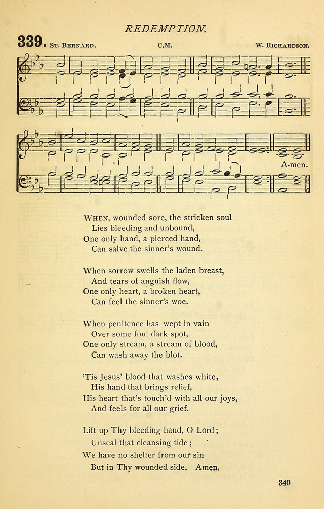 Church Hymnal page 349