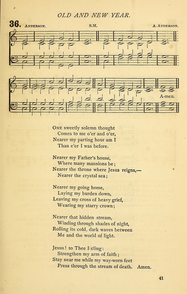 Church Hymnal page 41