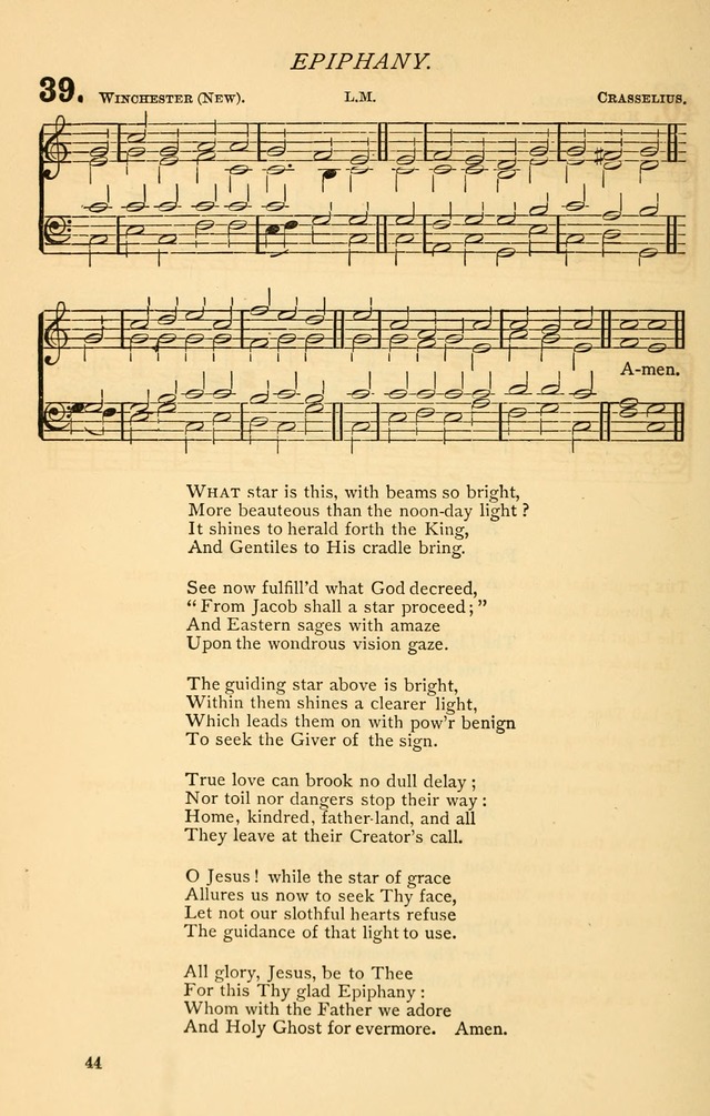Church Hymnal page 44
