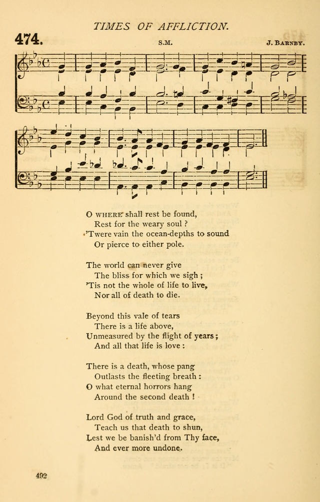 Church Hymnal page 492