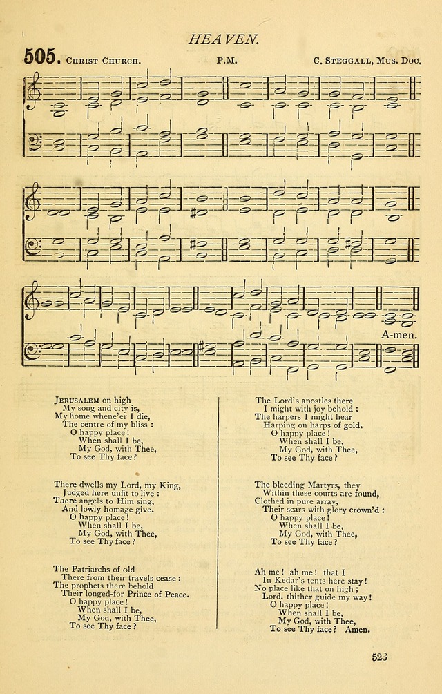 Church Hymnal page 523