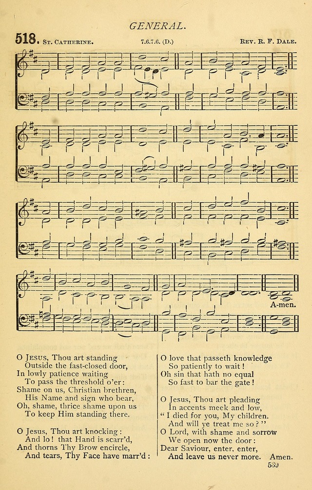 Church Hymnal page 539