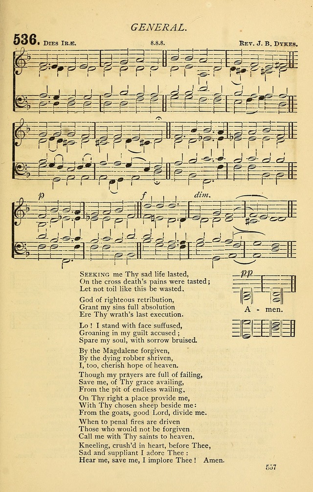 Church Hymnal page 557