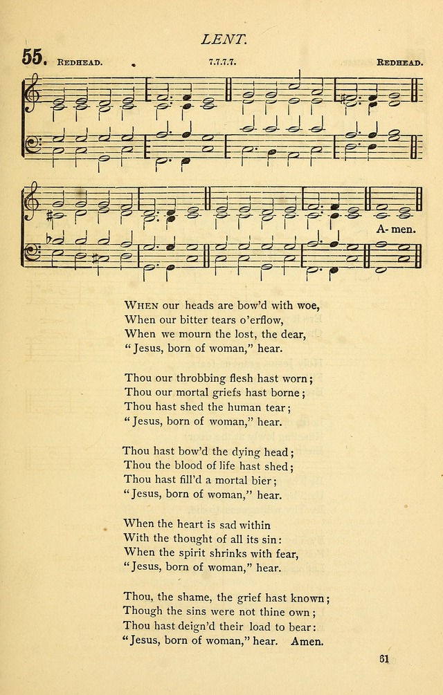 Church Hymnal page 61