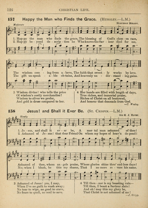 The Canadian Hymnal: a collection of hymns and music for Sunday schools, Epworth leagues, prayer and praise meetings, family circles, etc. (Revised and enlarged) page 126