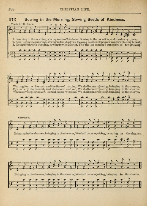The Canadian Hymnal: a collection of hymns and music for Sunday schools, Epworth leagues, prayer and praise meetings, family circles, etc. (Revised and enlarged) page 138