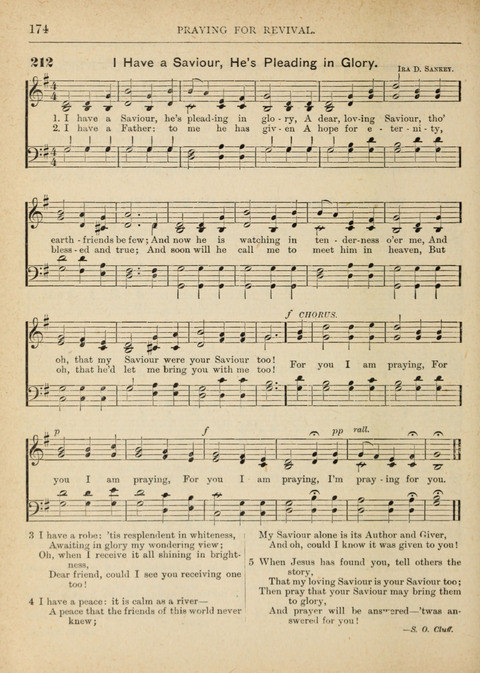 The Canadian Hymnal: a collection of hymns and music for Sunday schools, Epworth leagues, prayer and praise meetings, family circles, etc. (Revised and enlarged) page 174