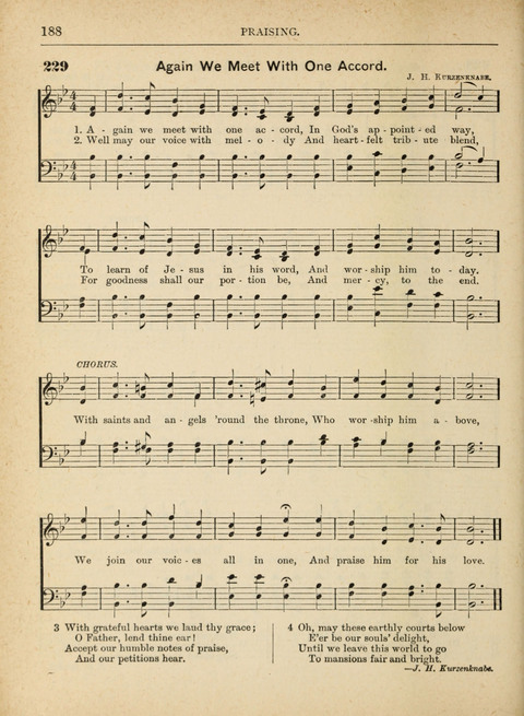 The Canadian Hymnal: a collection of hymns and music for Sunday schools, Epworth leagues, prayer and praise meetings, family circles, etc. (Revised and enlarged) page 188