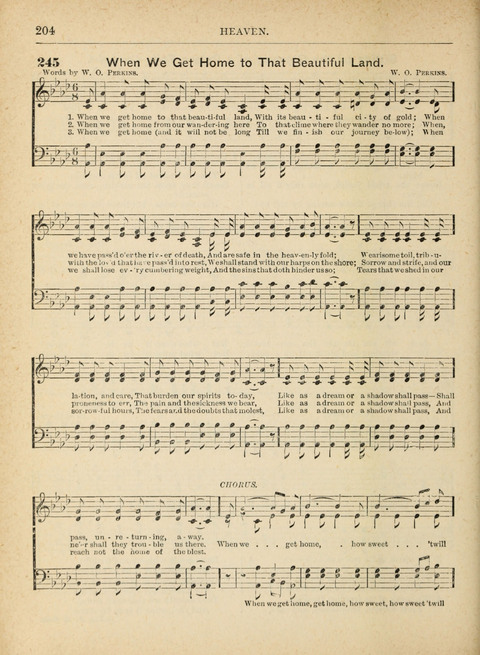 The Canadian Hymnal: a collection of hymns and music for Sunday schools, Epworth leagues, prayer and praise meetings, family circles, etc. (Revised and enlarged) page 204