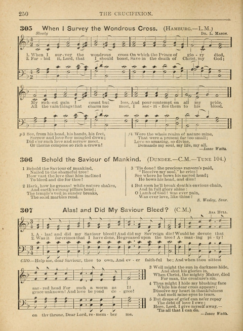 The Canadian Hymnal: a collection of hymns and music for Sunday schools, Epworth leagues, prayer and praise meetings, family circles, etc. (Revised and enlarged) page 250