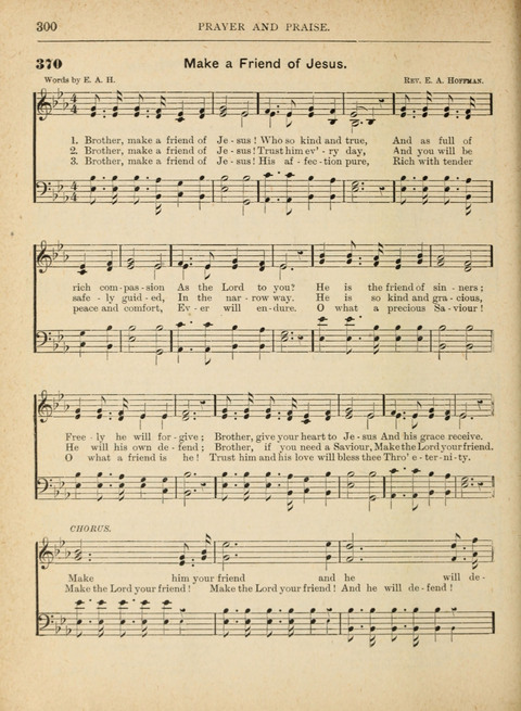 The Canadian Hymnal: a collection of hymns and music for Sunday schools, Epworth leagues, prayer and praise meetings, family circles, etc. (Revised and enlarged) page 300