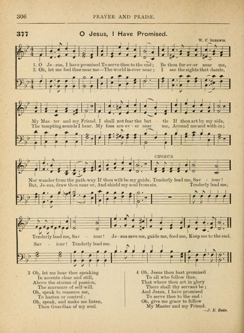 The Canadian Hymnal: a collection of hymns and music for Sunday schools, Epworth leagues, prayer and praise meetings, family circles, etc. (Revised and enlarged) page 306