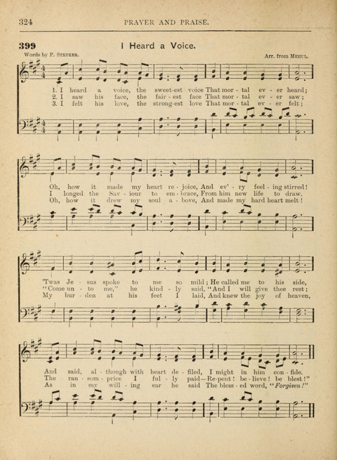 The Canadian Hymnal: a collection of hymns and music for Sunday schools, Epworth leagues, prayer and praise meetings, family circles, etc. (Revised and enlarged) page 324