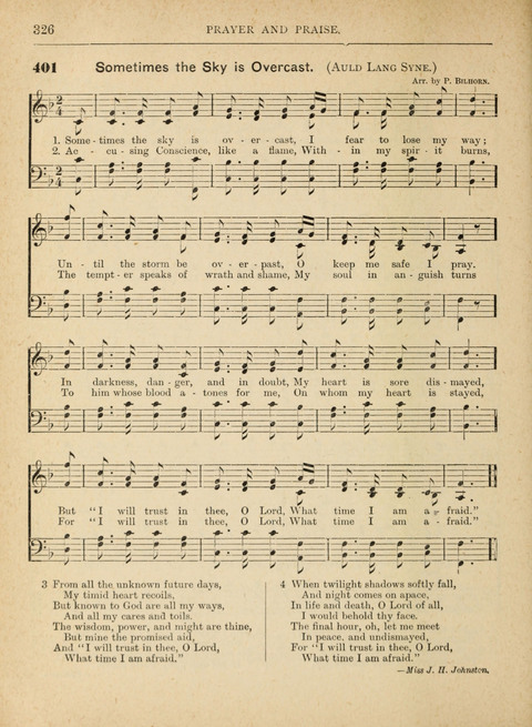 The Canadian Hymnal: a collection of hymns and music for Sunday schools, Epworth leagues, prayer and praise meetings, family circles, etc. (Revised and enlarged) page 326