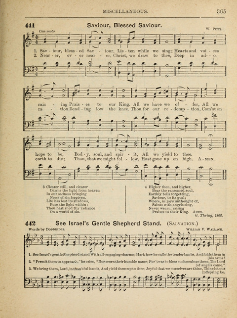 The Canadian Hymnal: a collection of hymns and music for Sunday schools, Epworth leagues, prayer and praise meetings, family circles, etc. (Revised and enlarged) page 365