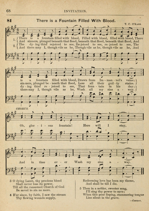 The Canadian Hymnal: a collection of hymns and music for Sunday schools, Epworth leagues, prayer and praise meetings, family circles, etc. (Revised and enlarged) page 68