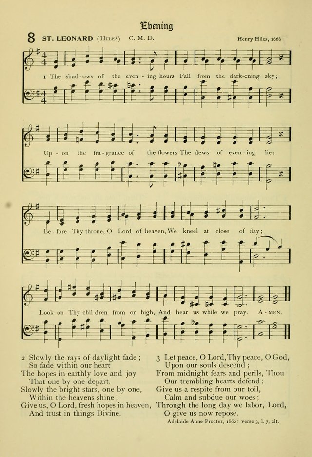 The Chapel Hymnal page 7
