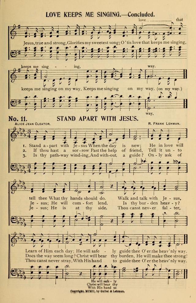 Consecrated Hymns page 11