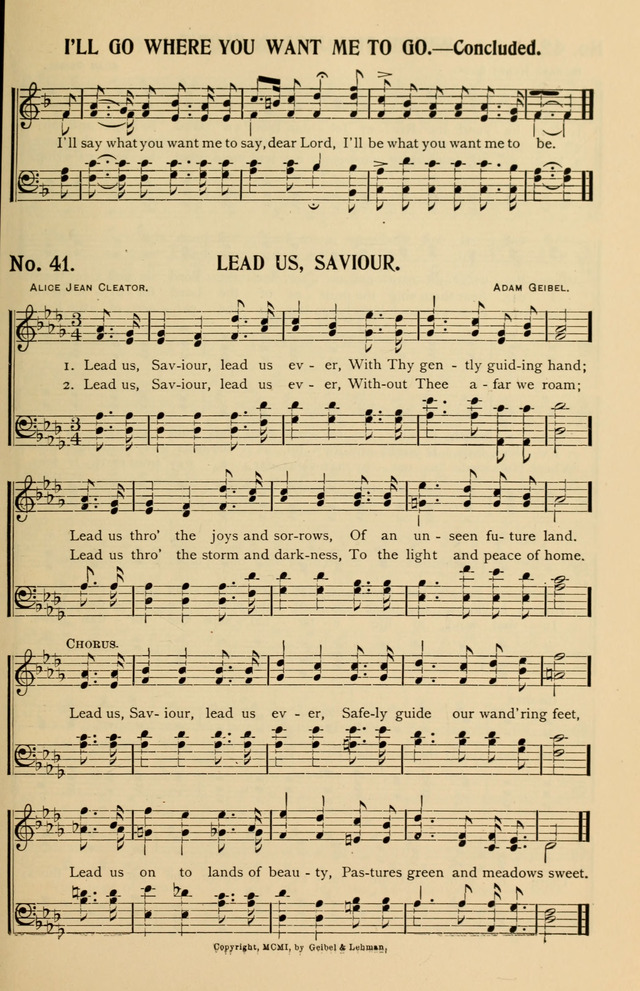 Consecrated Hymns page 39