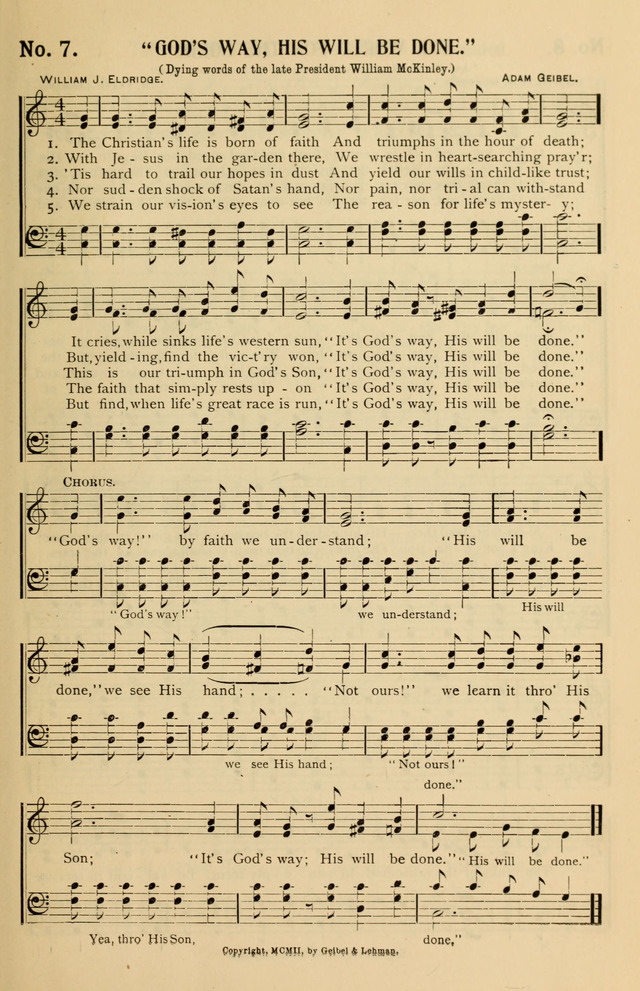 Consecrated Hymns page 7