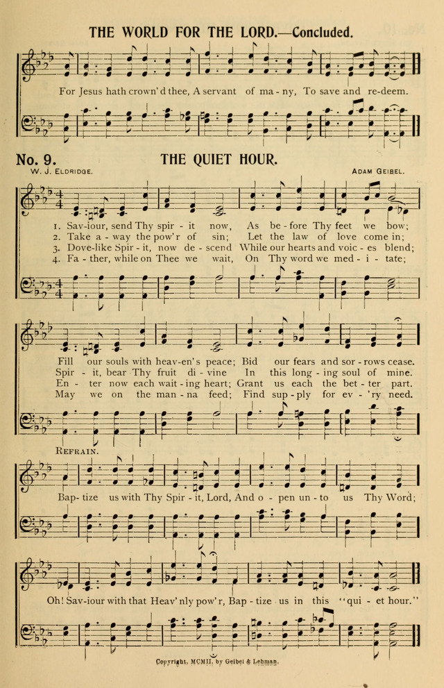 Consecrated Hymns page 9