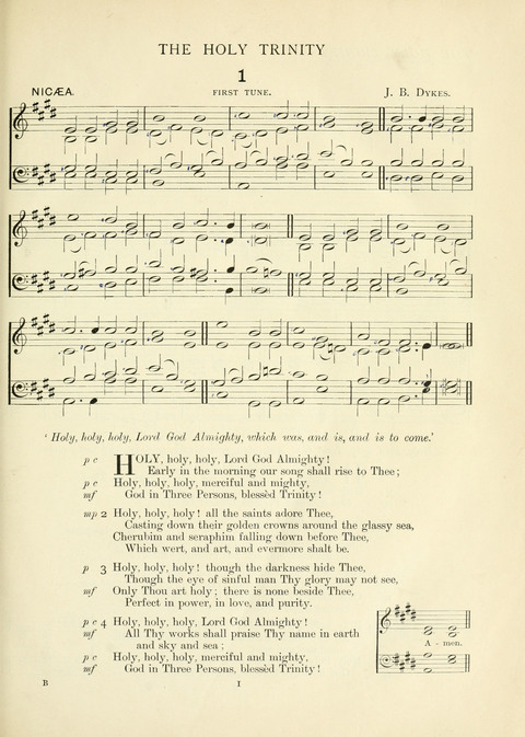 The Church Hymnary page 1