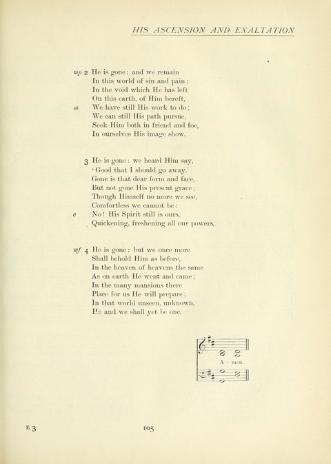 The Church Hymnary page 105
