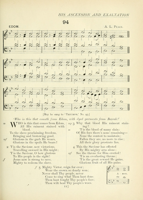 The Church Hymnary page 117