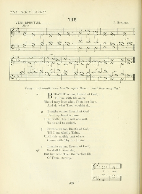 The Church Hymnary page 188