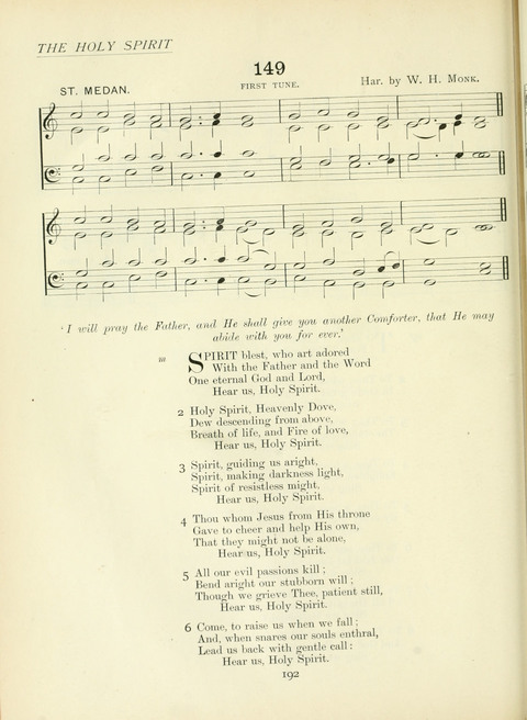 The Church Hymnary page 192