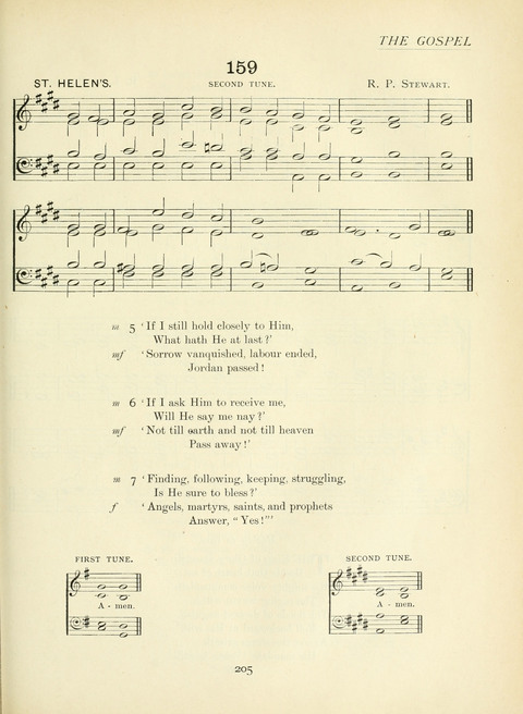 The Church Hymnary page 205