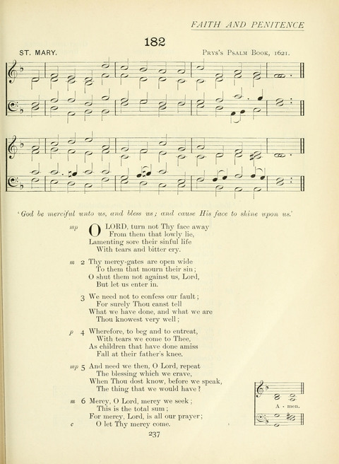 The Church Hymnary page 237