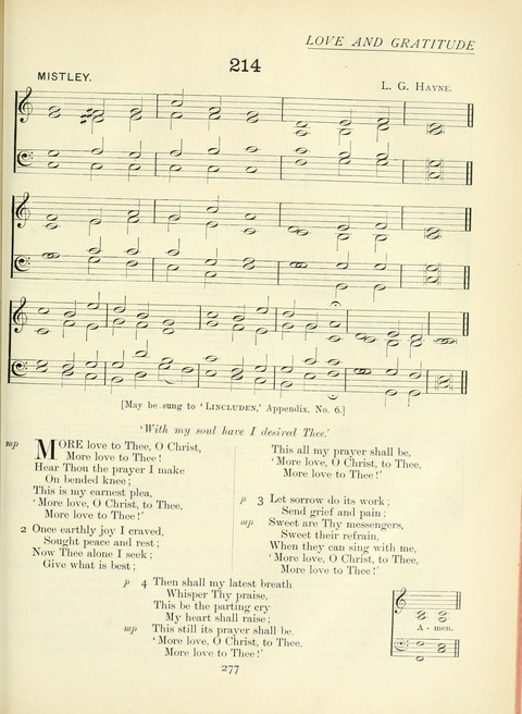 The Church Hymnary page 277