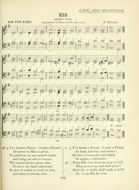 The Church Hymnary page 279