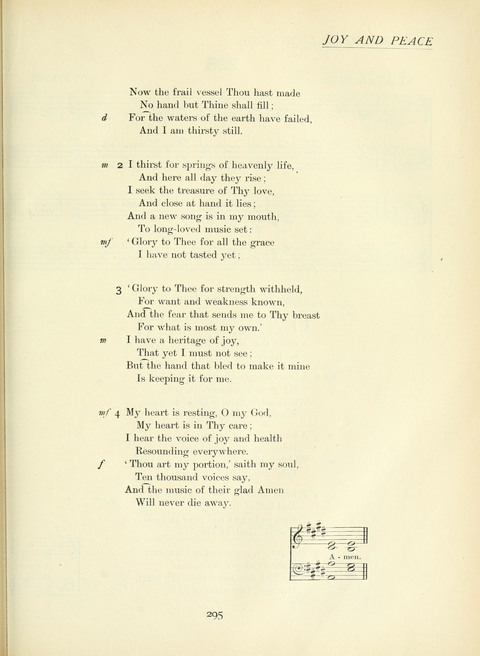 The Church Hymnary page 295