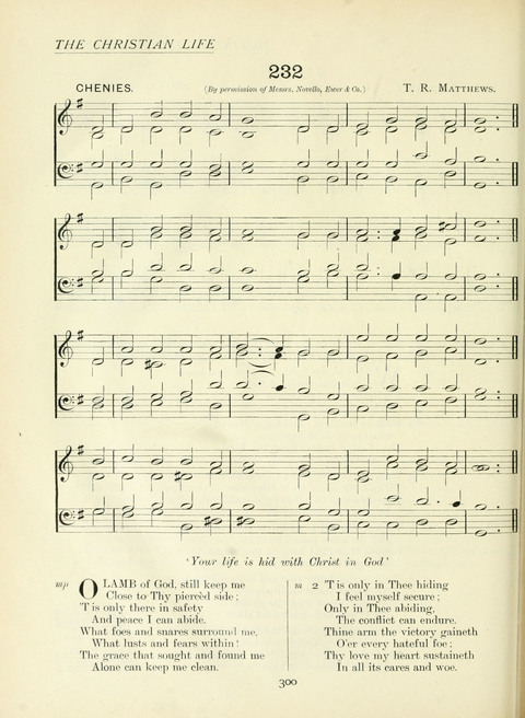 The Church Hymnary page 300