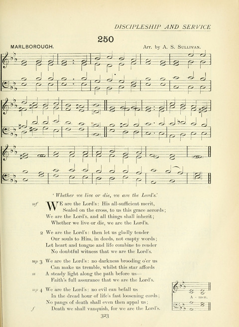 The Church Hymnary page 323