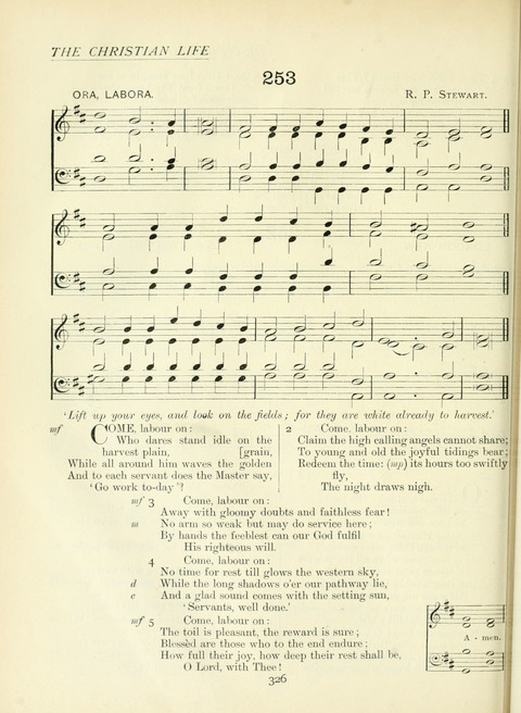 The Church Hymnary page 326