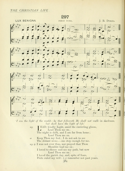 The Church Hymnary page 384