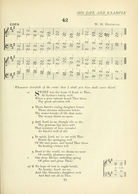 The Church Hymnary page 53